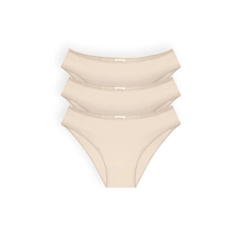 DIANE & GEORDI - Panty tanga (Pack X3)(6011) - Piel