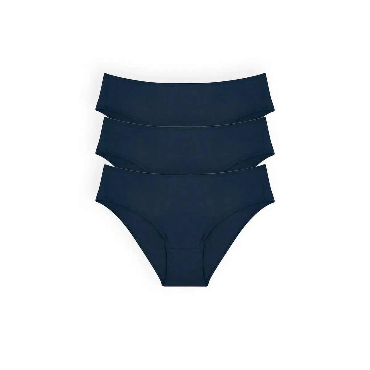 DIANE & GEORDI - Panty tanga (Pack X3)(6011) - Azul oscuro