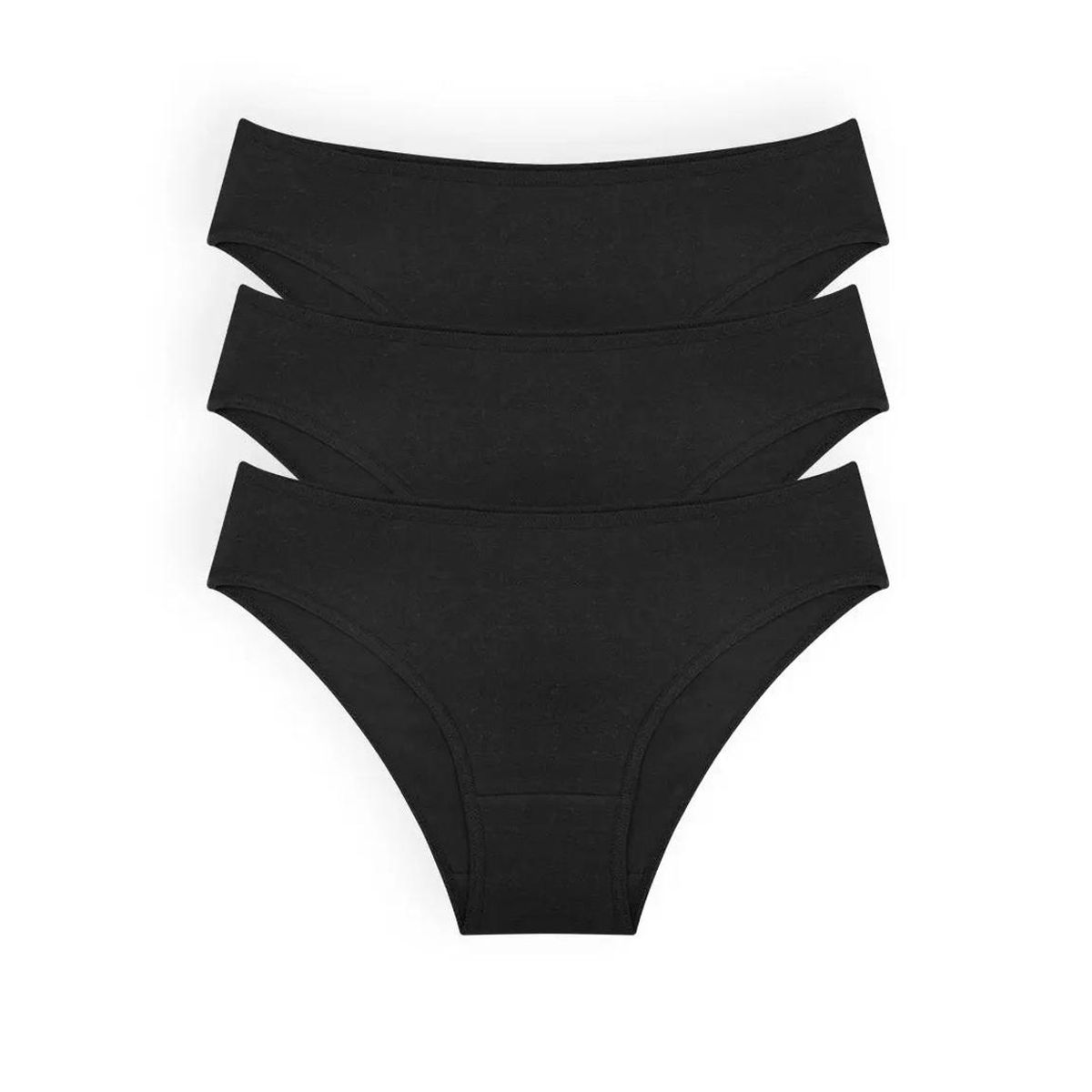 DIANE & GEORDI - Panty tanga (Pack X3)(6011) - Negro