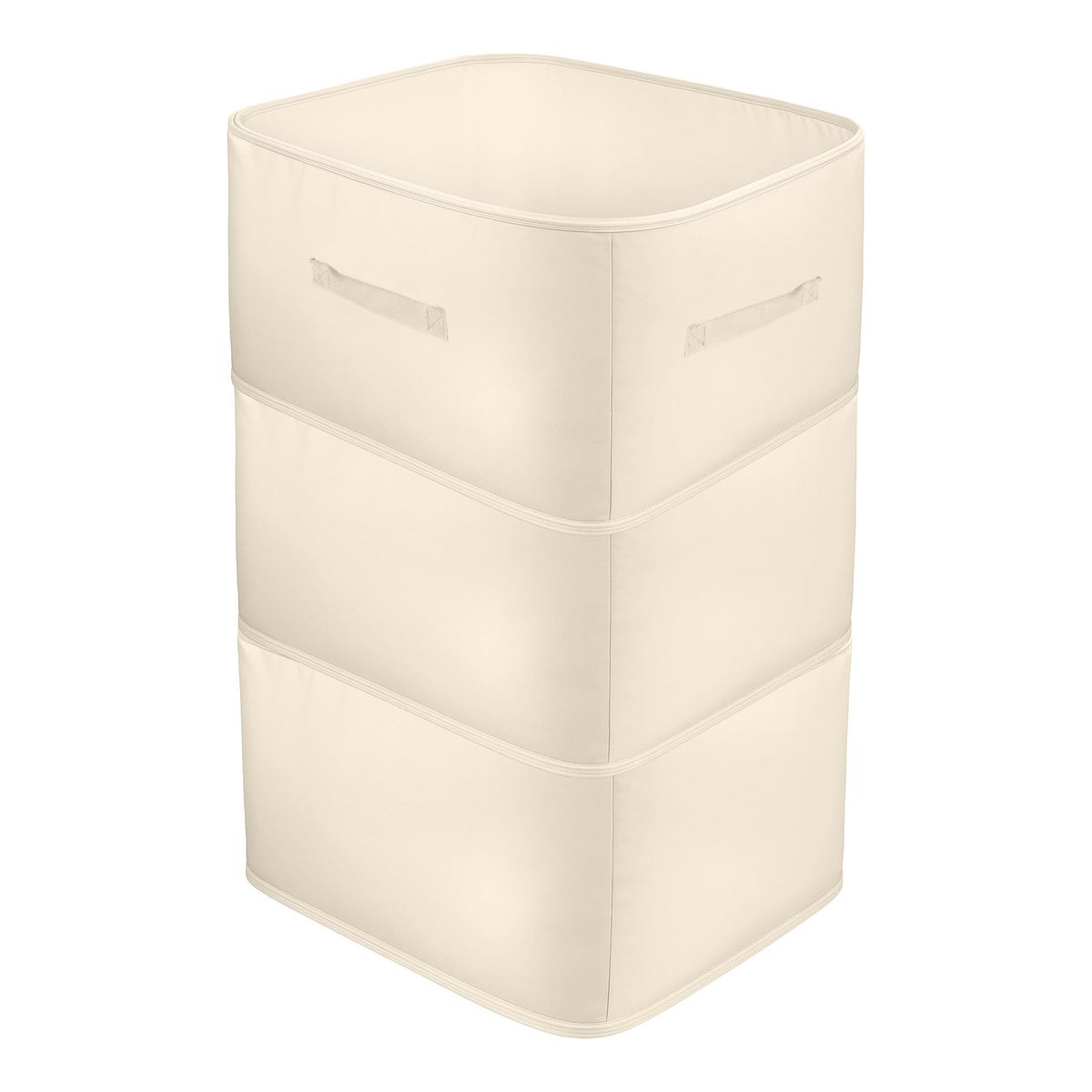 ENERGY PLUS - Bolsa Ahorradora Espacio 3 Cierres Organizador Cobijas Ropa Beige