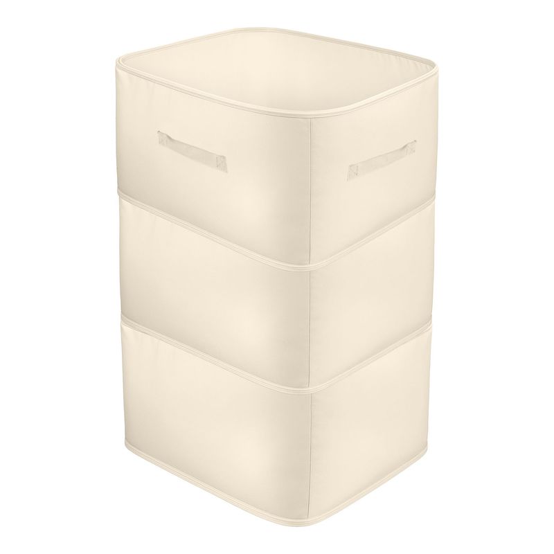 ENERGY PLUS - Bolsa Ahorradora Espacio 3 Cierres Organizador Cobijas Ropa Beige