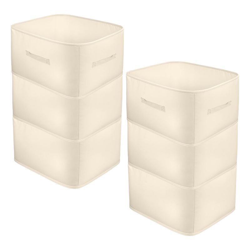 ENERGY PLUS - Set x2 Bolsas Ahorradoras de Espacio 3 Niveles Organizadoras Beige