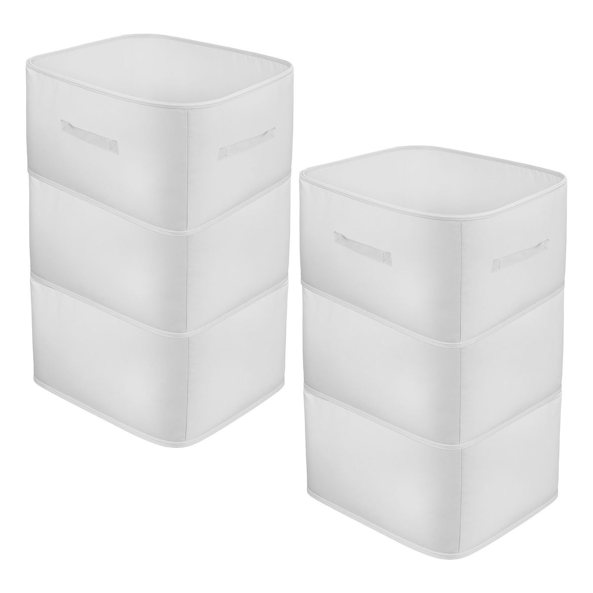ENERGY PLUS - Set x2 Bolsas Ahorradoras de Espacio 3 Niveles Organizadoras Gris