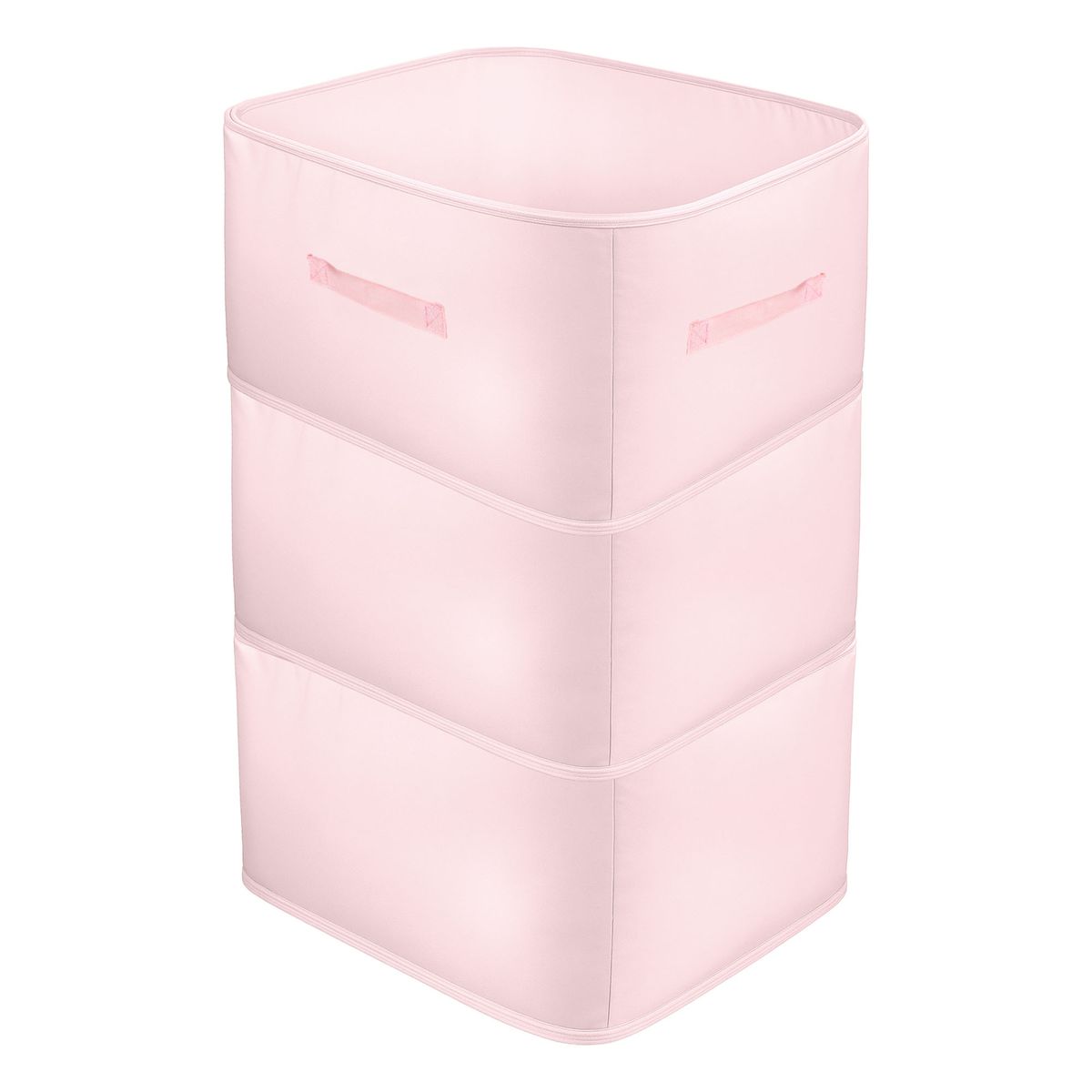 ENERGY PLUS - Bolsa Ahorradora Espacio 3 Cierres Organizador Cobijas Ropa Rosa