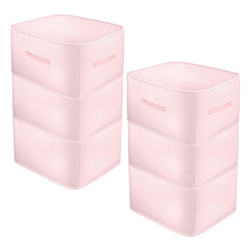 ENERGY PLUS - Set x2 Bolsas Ahorradoras de Espacio 3 Niveles Organizadoras Rosa