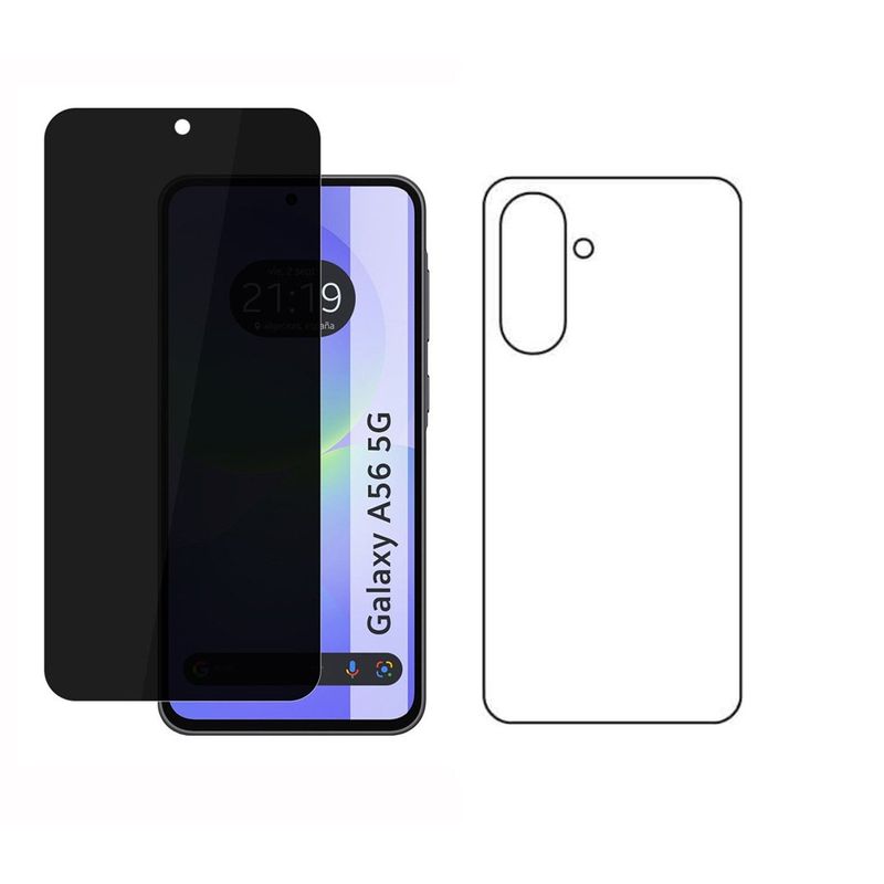 GENERICO - Protector Antiespia +Trasero en Hidrogel Para Samsung Galaxy A56