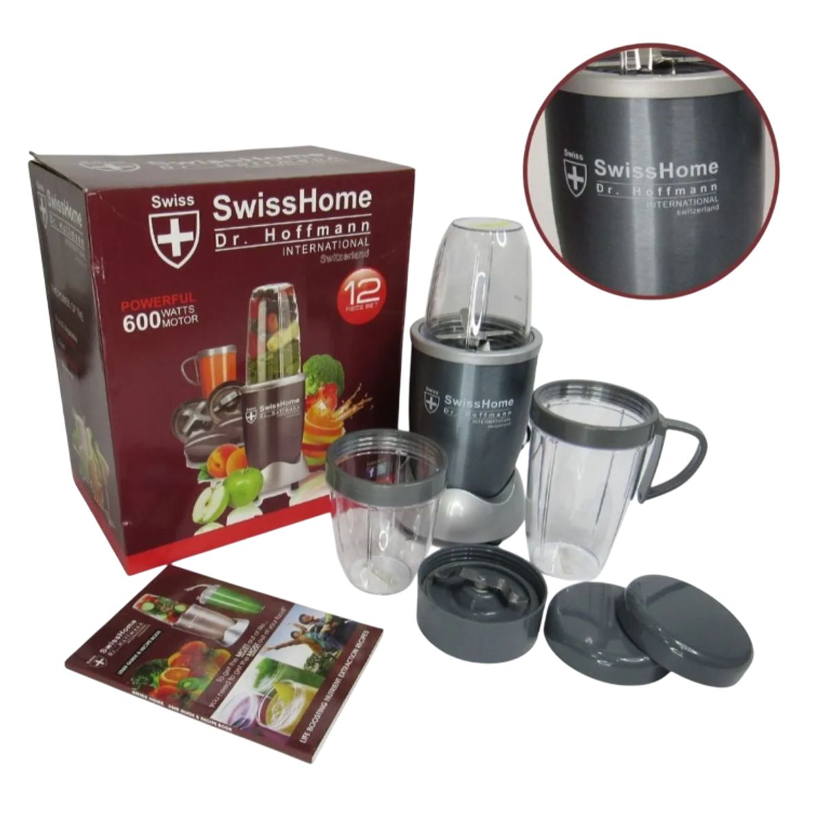SWISSHOME DR HOFFMAN - Nutribullet Pro Swisshome 600w Licuadora Magic