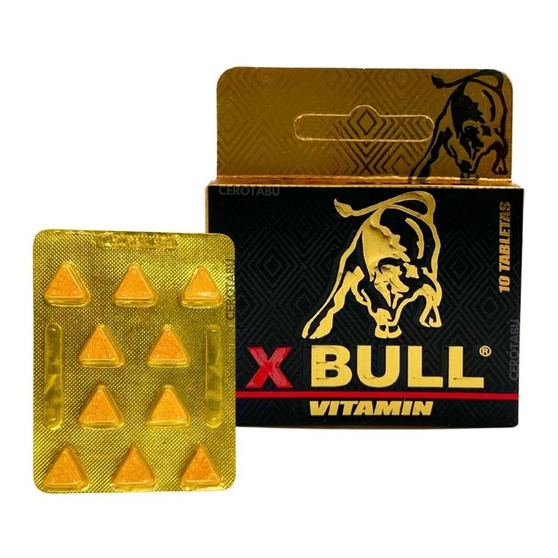 GENERICO - x10 Unds Potenciador Sexual Unisex Energizante Natural Xbull