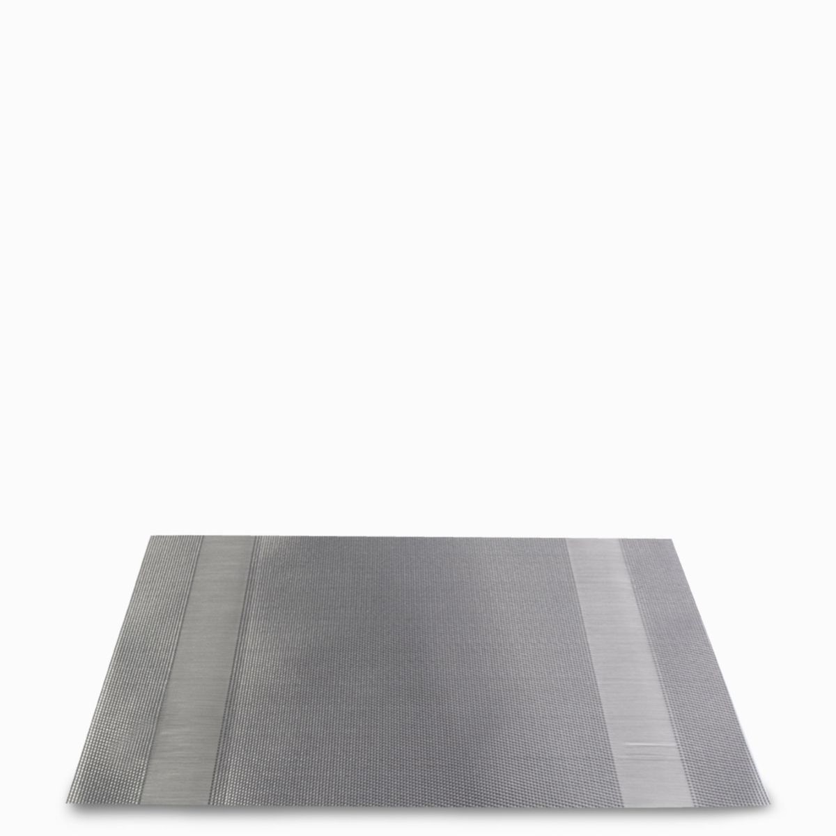 AMBIENTE GOURMET - Individual franjas plateado Ambiente Gourmet