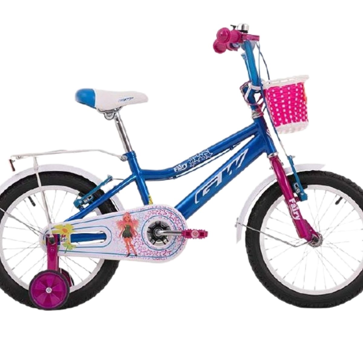GW - Bicicleta para niños Rin 16 Fairy Gw Azul Celeste