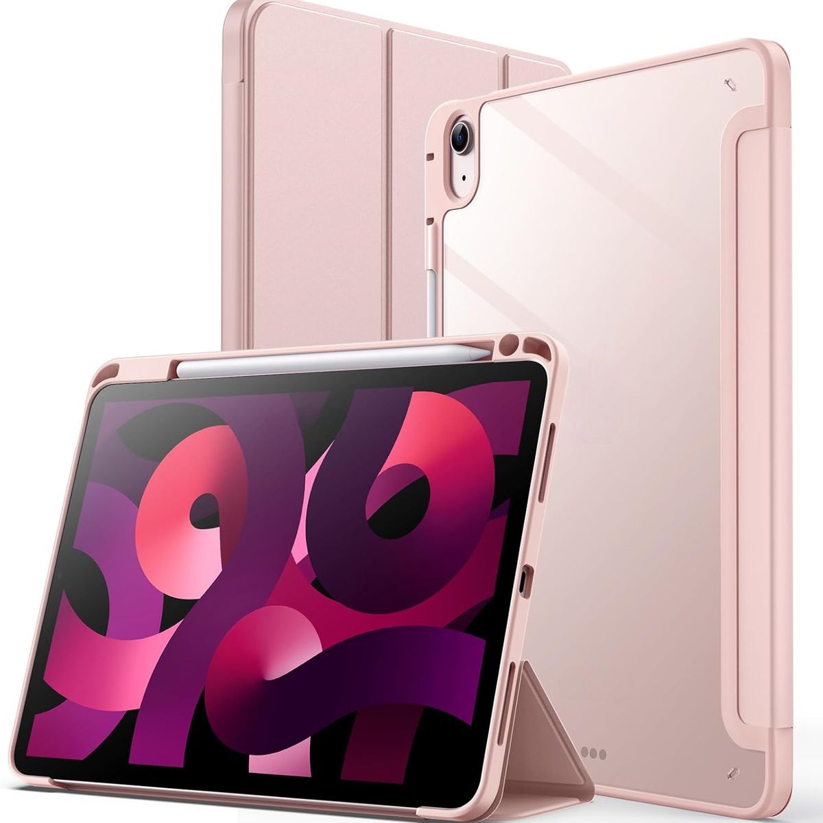 GENERICO - Smart Case cristal transparente Para iPad 11 A16 2025