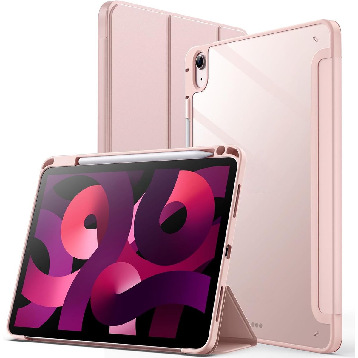 GENERICO - Smart Case cristal transparente Para iPad 11 A16 2025