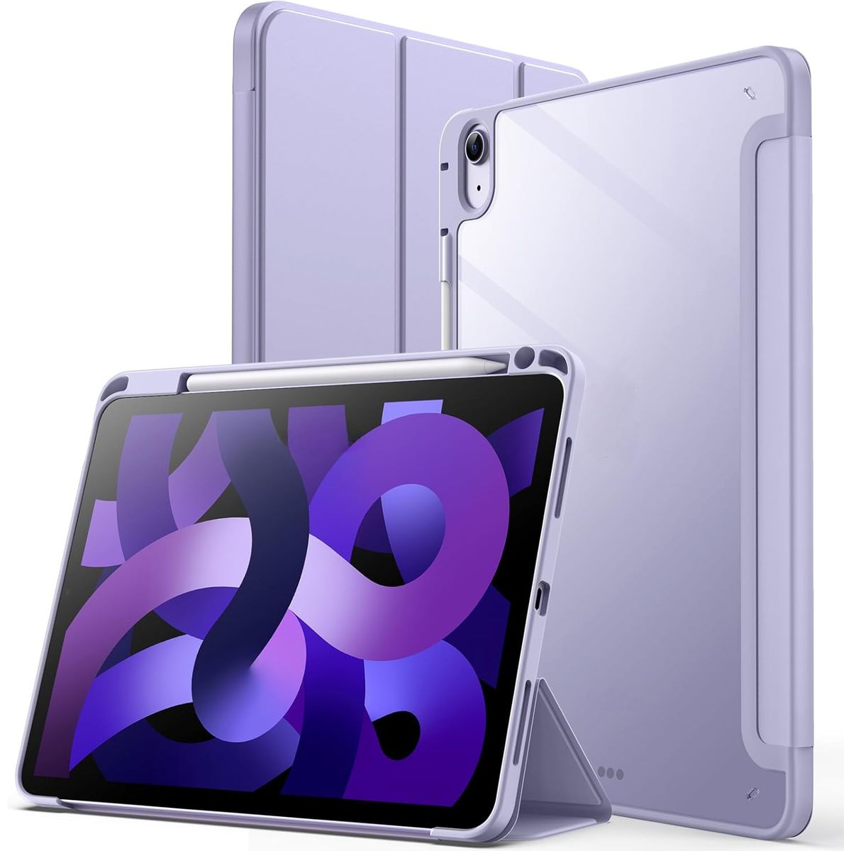 GENERICO - Smart Case cristal transparente Para iPad 11 A16 2025