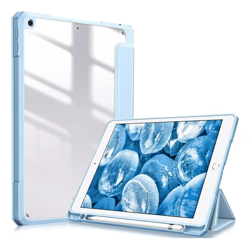 GENERICO - Smart Case cristal transparente Para iPad 11 A16 2025