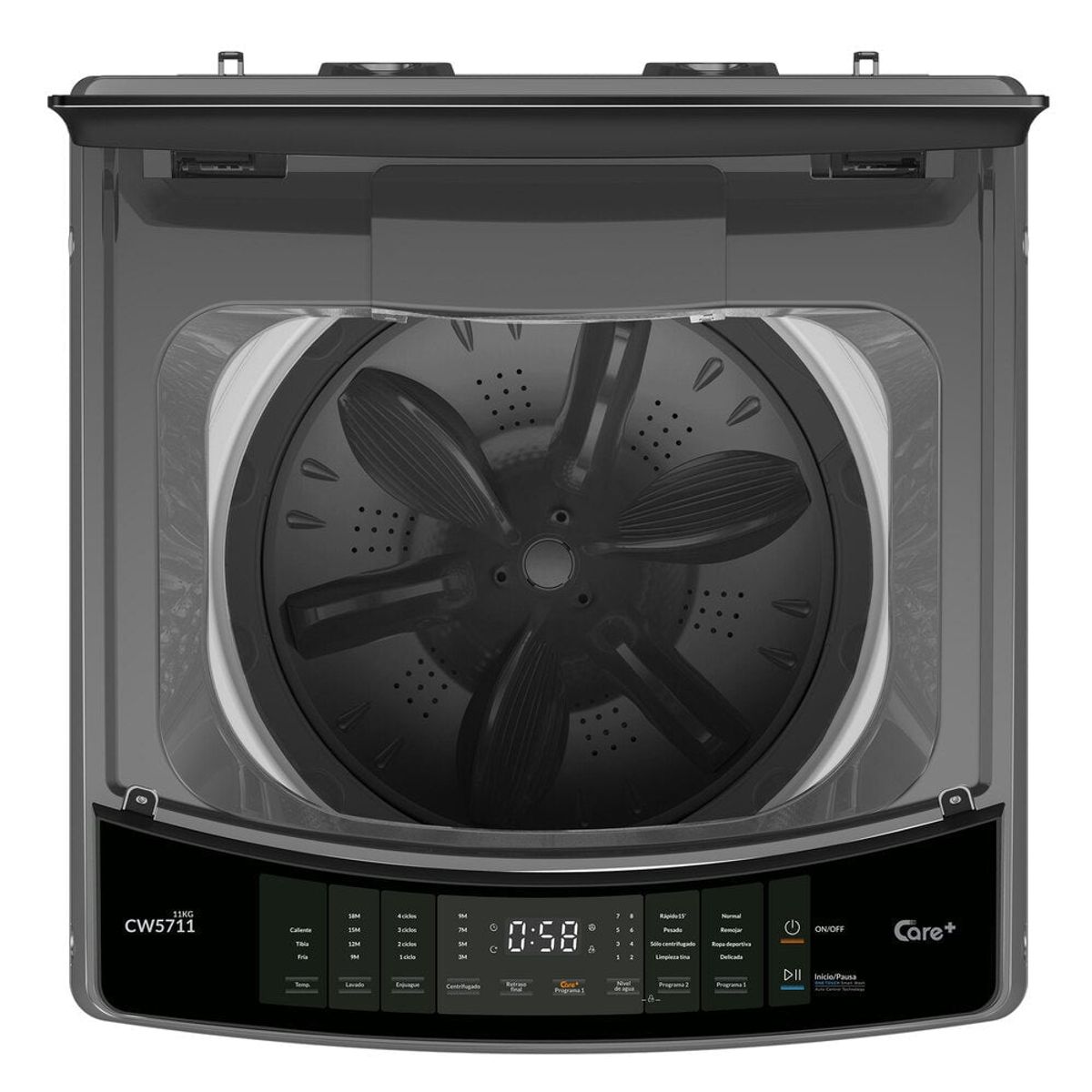 CHALLENGER - Lavadora Automática Cw 5711 Dg 11 Kg - De 24 Lb Challenger Color Gris