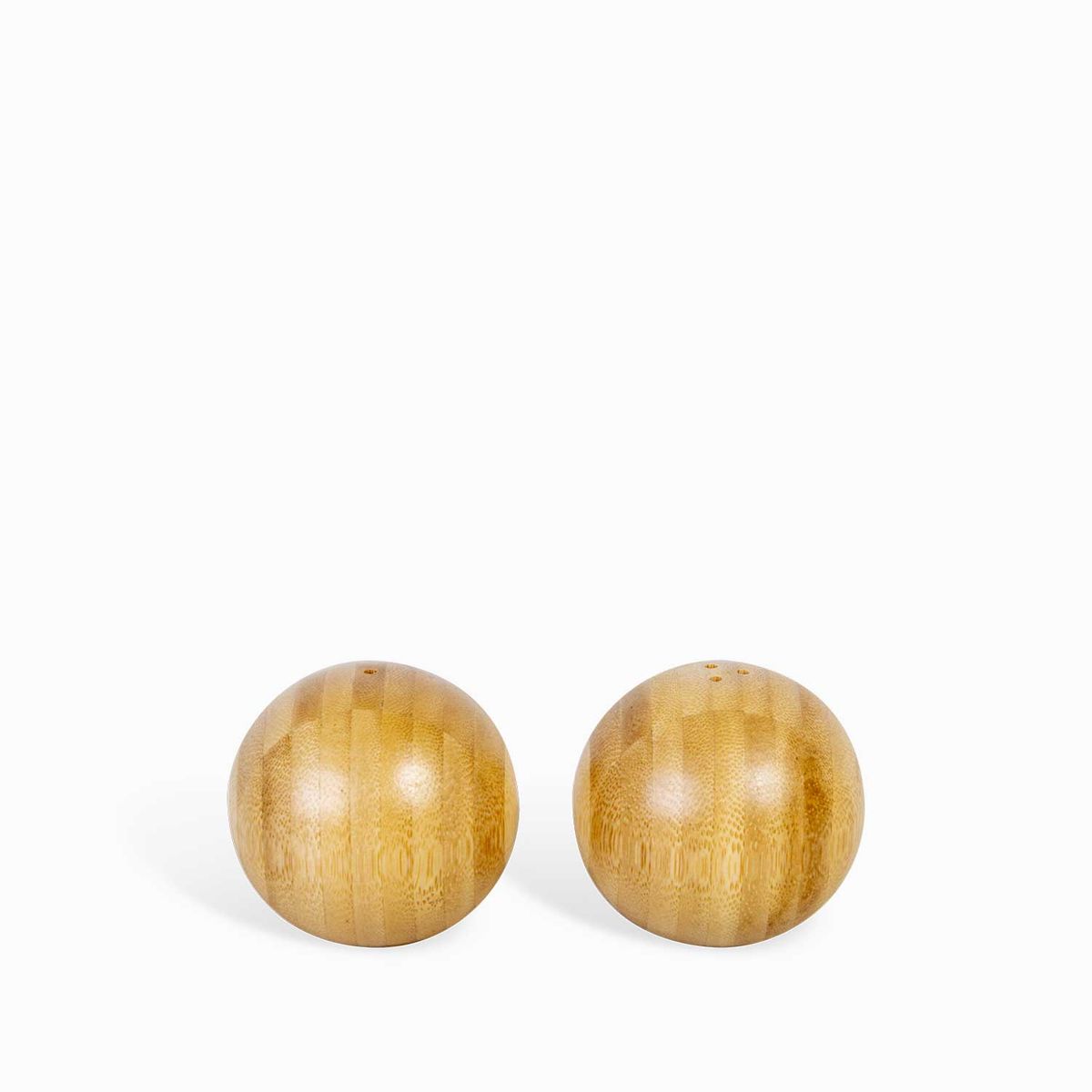 AMBIENTE GOURMET - Set para sal y pimienta en bambu Ambiente Gourmet