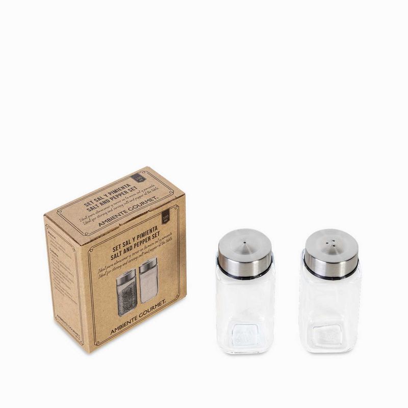 AMBIENTE GOURMET - Set sal y pimienta 100ml Ambiente Gourmet