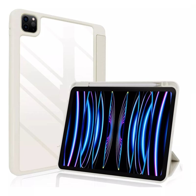 GENERICO - Smart Case cristal transparente Para iPad Air 4/ 5/ 6
