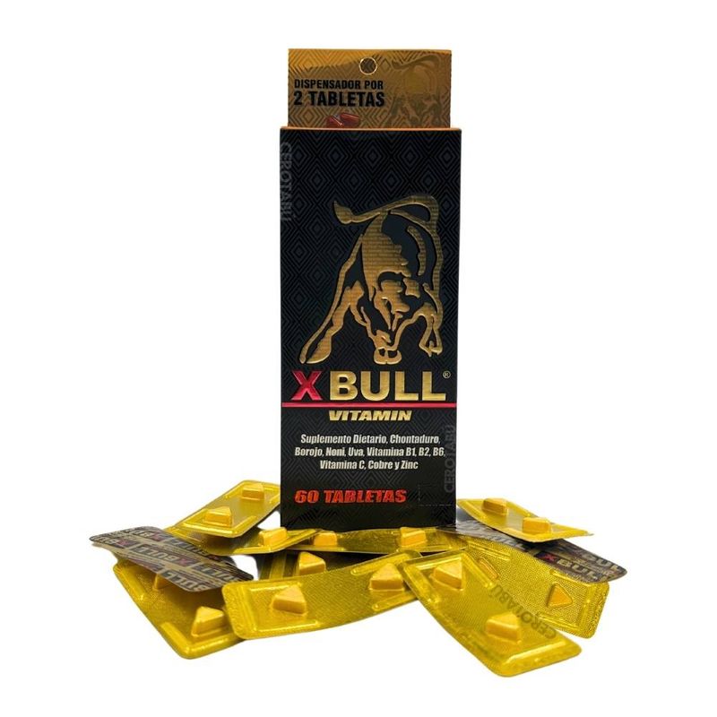 GENERICO - x60 Unds Potenciador Sexual Unisex Energizante Natural Xbull