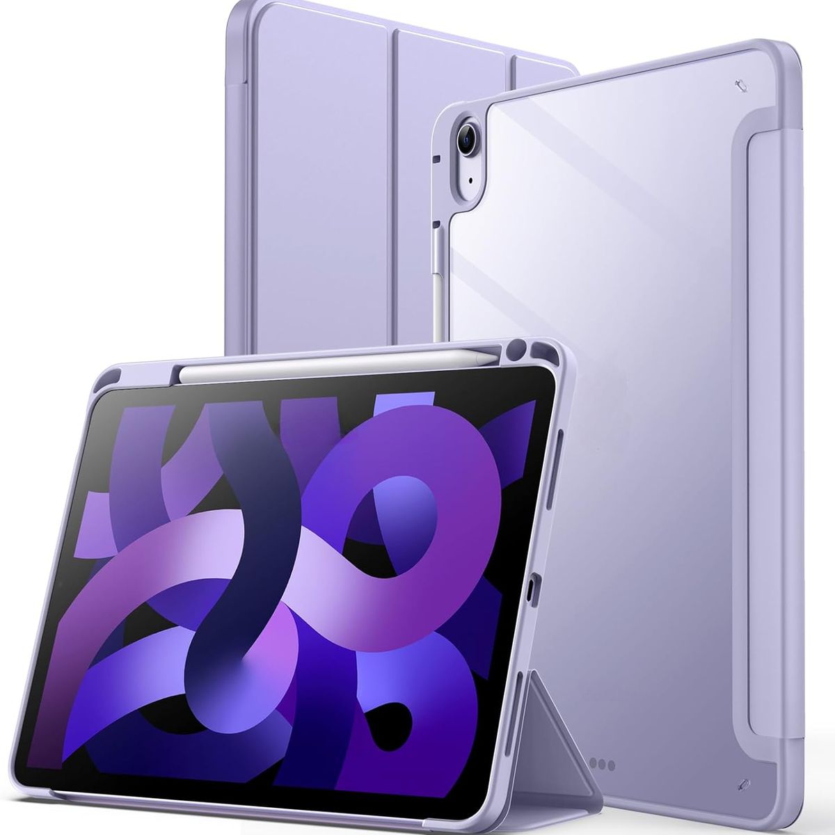 GENERICO - Smart Case cristal transparente Para iPad Air 11 m3