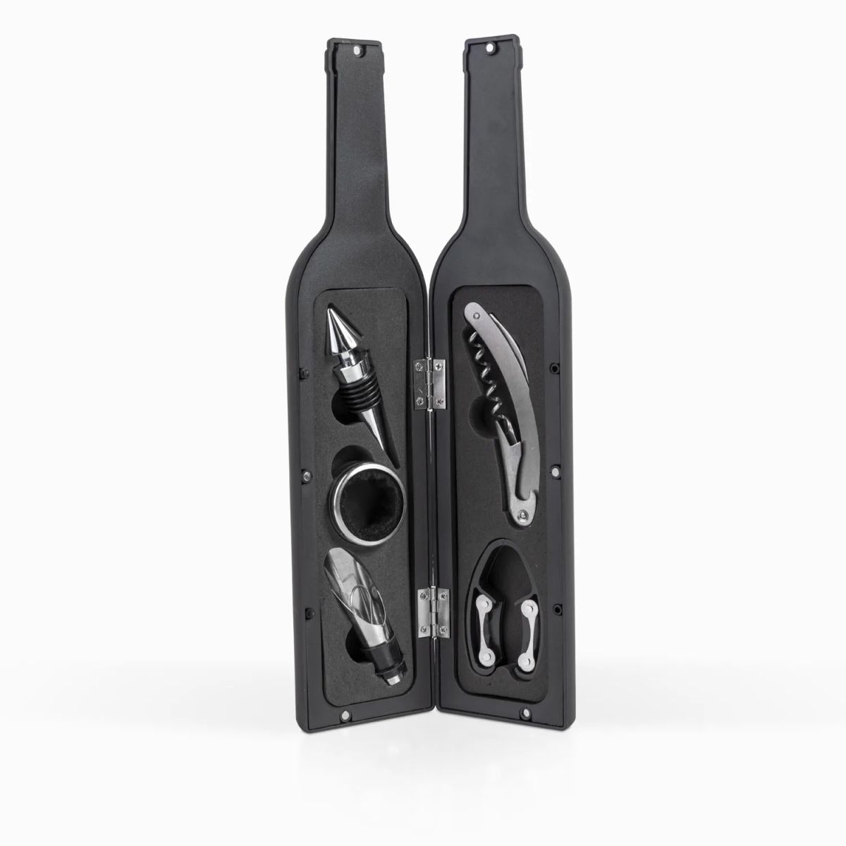 AMBIENTE GOURMET - Botella de vino set x5 piezas