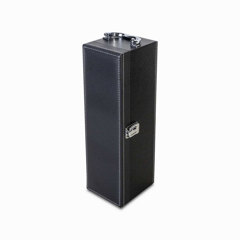 AMBIENTE GOURMET - Set para botella de vino y accesorios x3