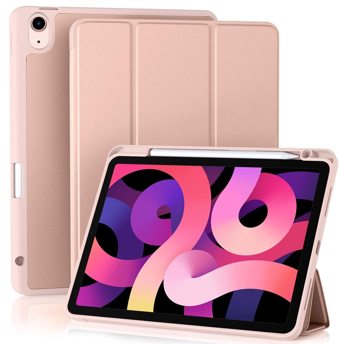 GENERICO - Forro Funda estuche Smart Case espacio lapiz Para iPad Air 11 m3