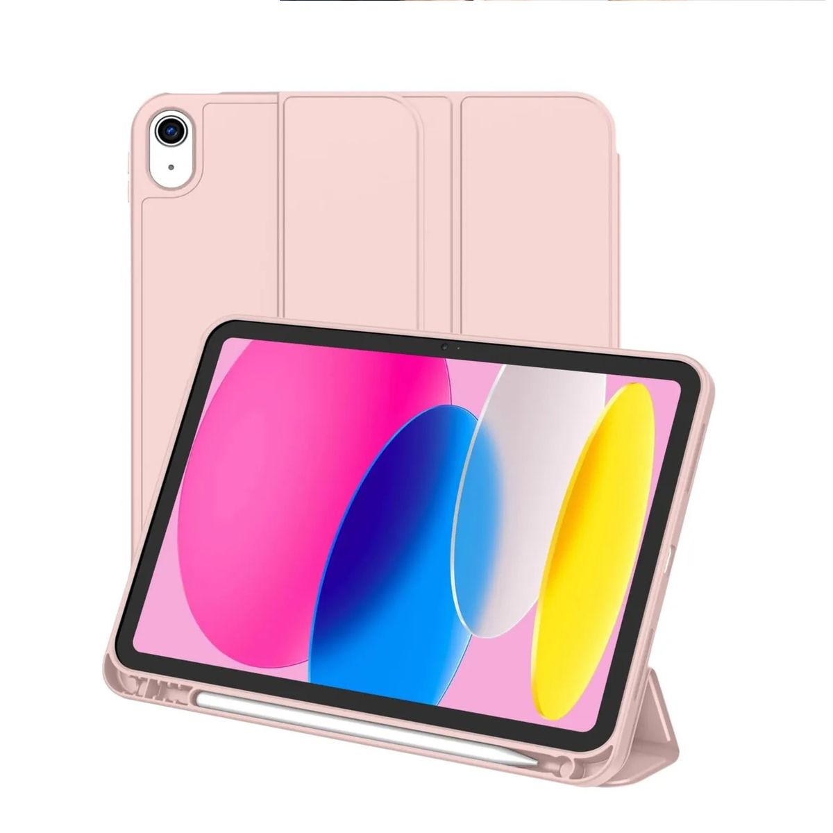 GENERICO - Forro Funda estuche Smart Case espacio lapiz Para iPad 11 A16 2025