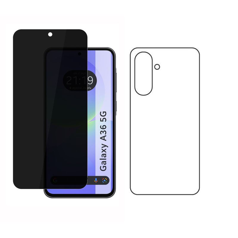 GENERICO - Protector Antiespia +Trasero en Hidrogel Para Samsung Galaxy A36