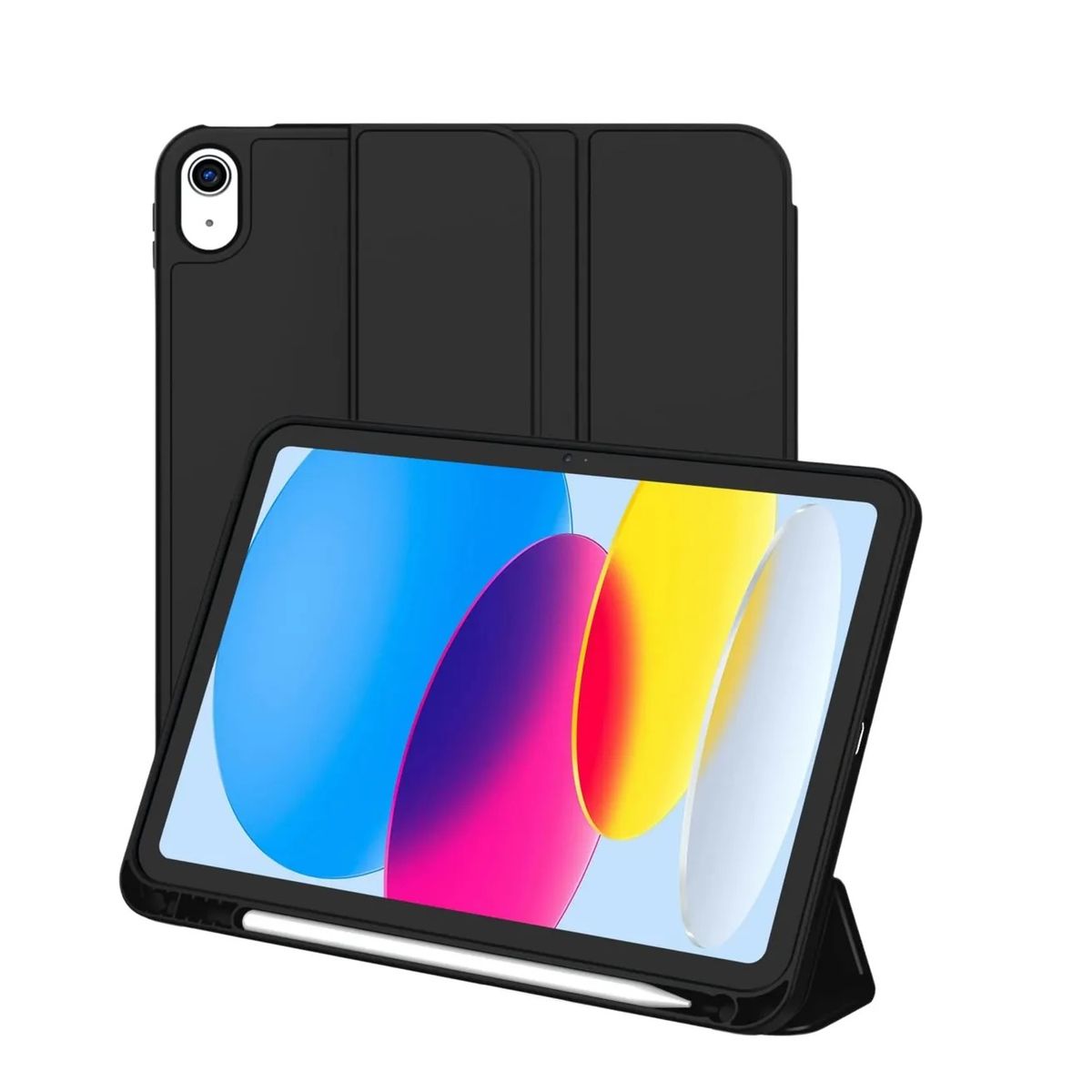 GENERICO - Forro Funda estuche Smart Case espacio lapiz Para iPad 11 A16 2025