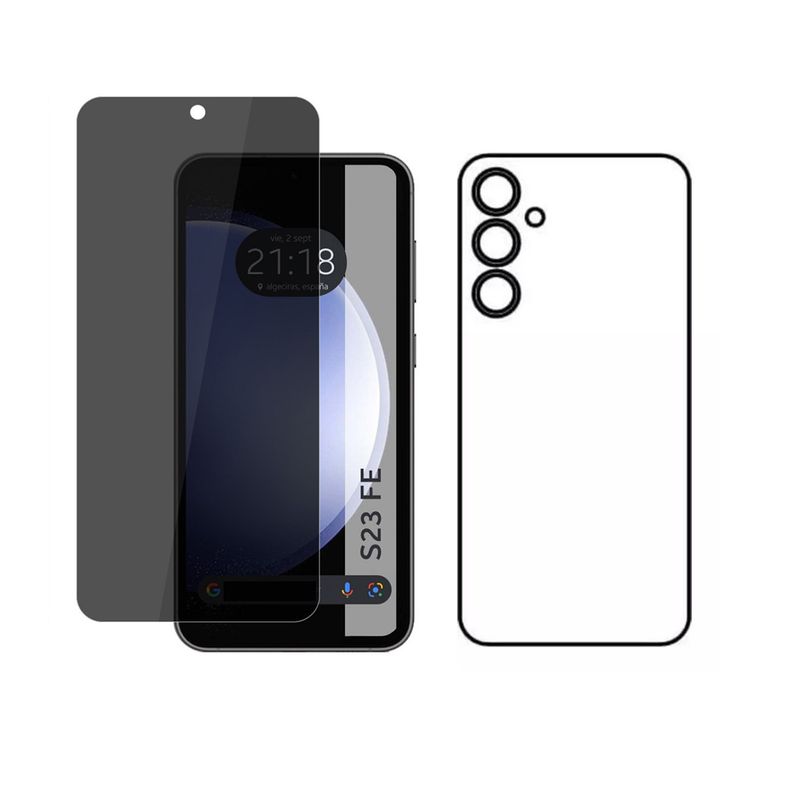 GENERICO - Protector Antiespia +Trasero en Hidrogel Para Samsung Galaxy S23 FE