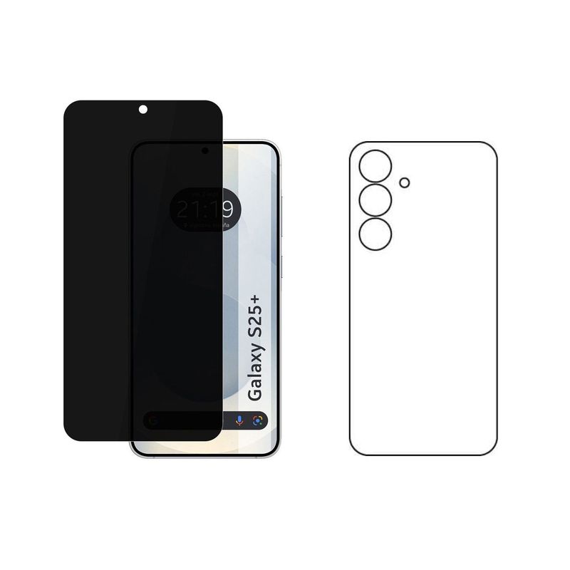 GENERICO - Protector Antiespia +Trasero en Hidrogel Para Samsung Galaxy S25 Plus