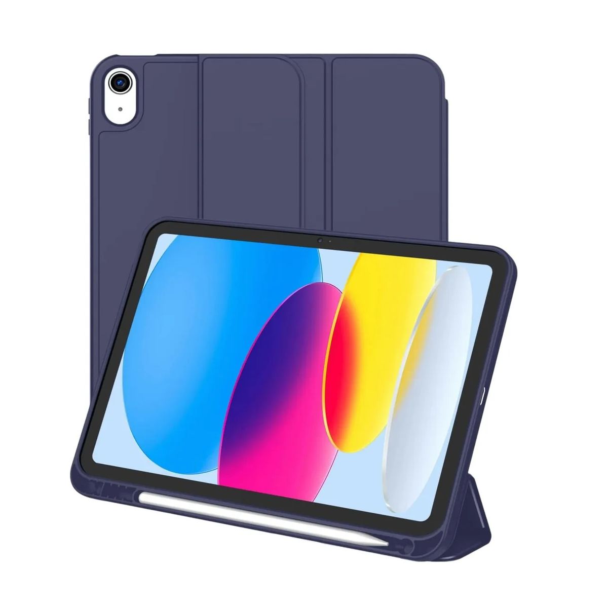 GENERICO - Forro Funda estuche Smart Case espacio lapiz Para iPad 11 A16 2025