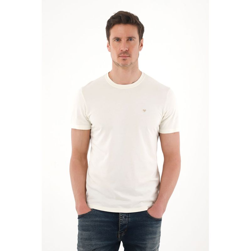TENNIS - Camiseta con estampado en espalda crudo para hombre