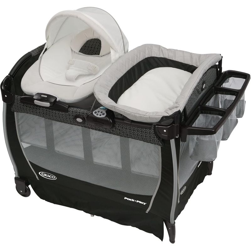 GRACO - Corral Cuna Graco Snuggle Lx Cambiador Mecedora Vibrador
