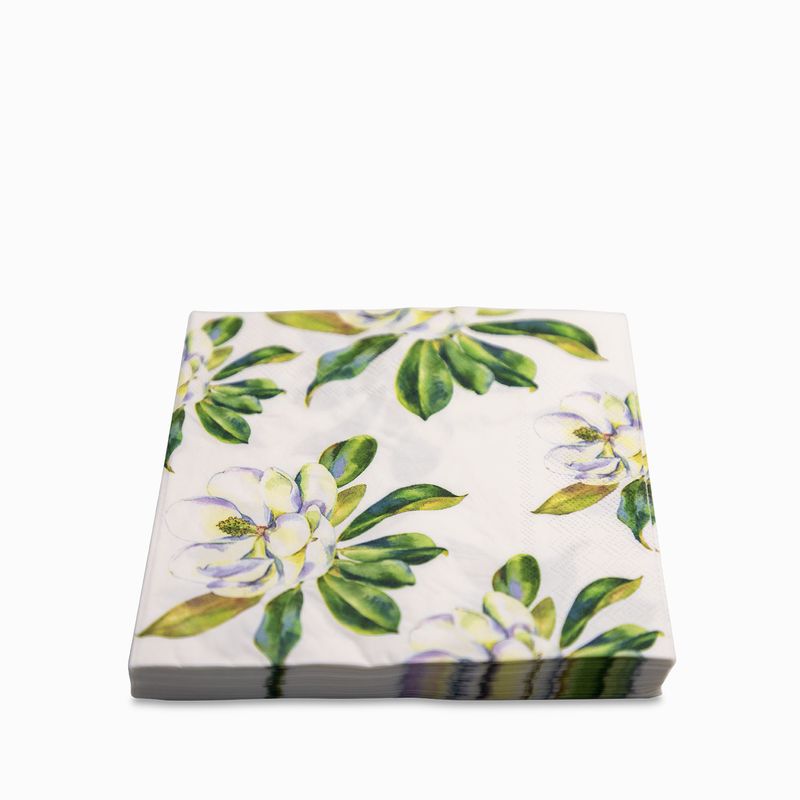 AMBIENTE GOURMET - Servilletas flor magnolia