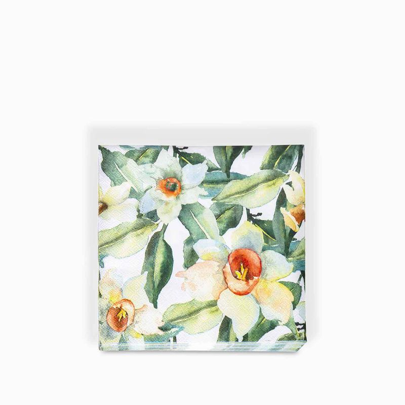 AMBIENTE GOURMET - Servilleta flor naranja