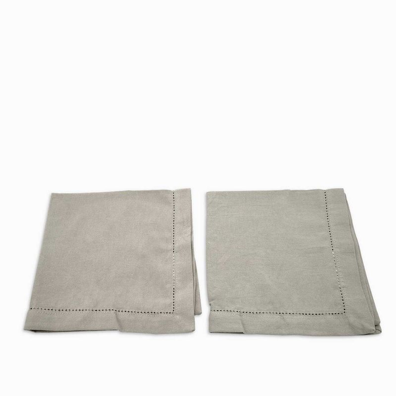 AMBIENTE GOURMET - Servilletas de tela gris setx2 Ambiente Gourmet