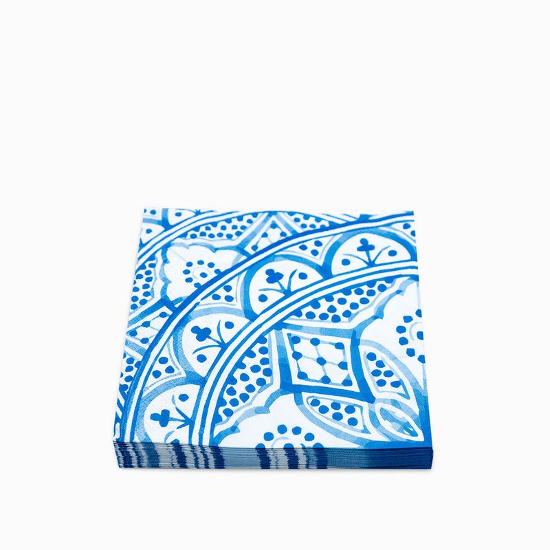 AMBIENTE GOURMET - Servilletas mosaico azul Ambiente Gourmet