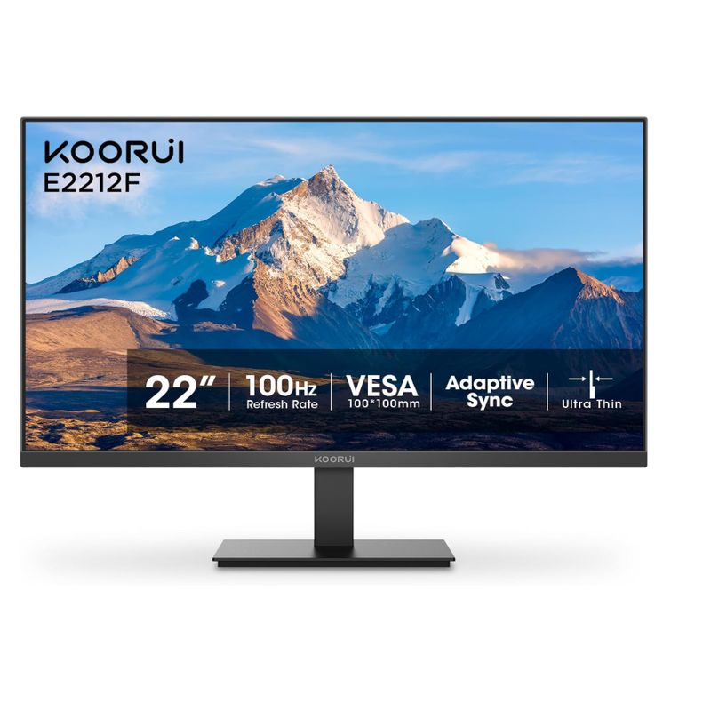 GENERICO - KOORUI Monitor de computadora de 22 pulgadas