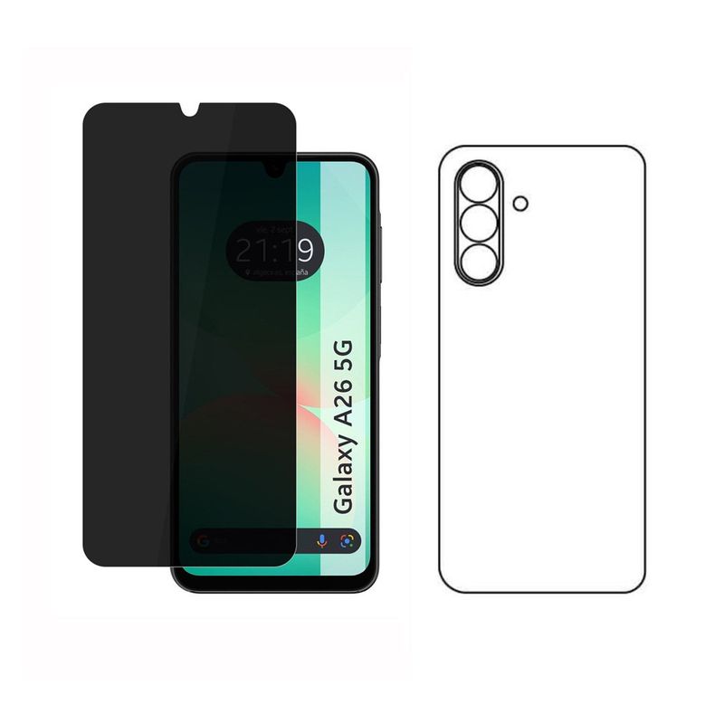 GENERICO - Protector Antiespia +Trasero en Hidrogel Para Samsung Galaxy A26