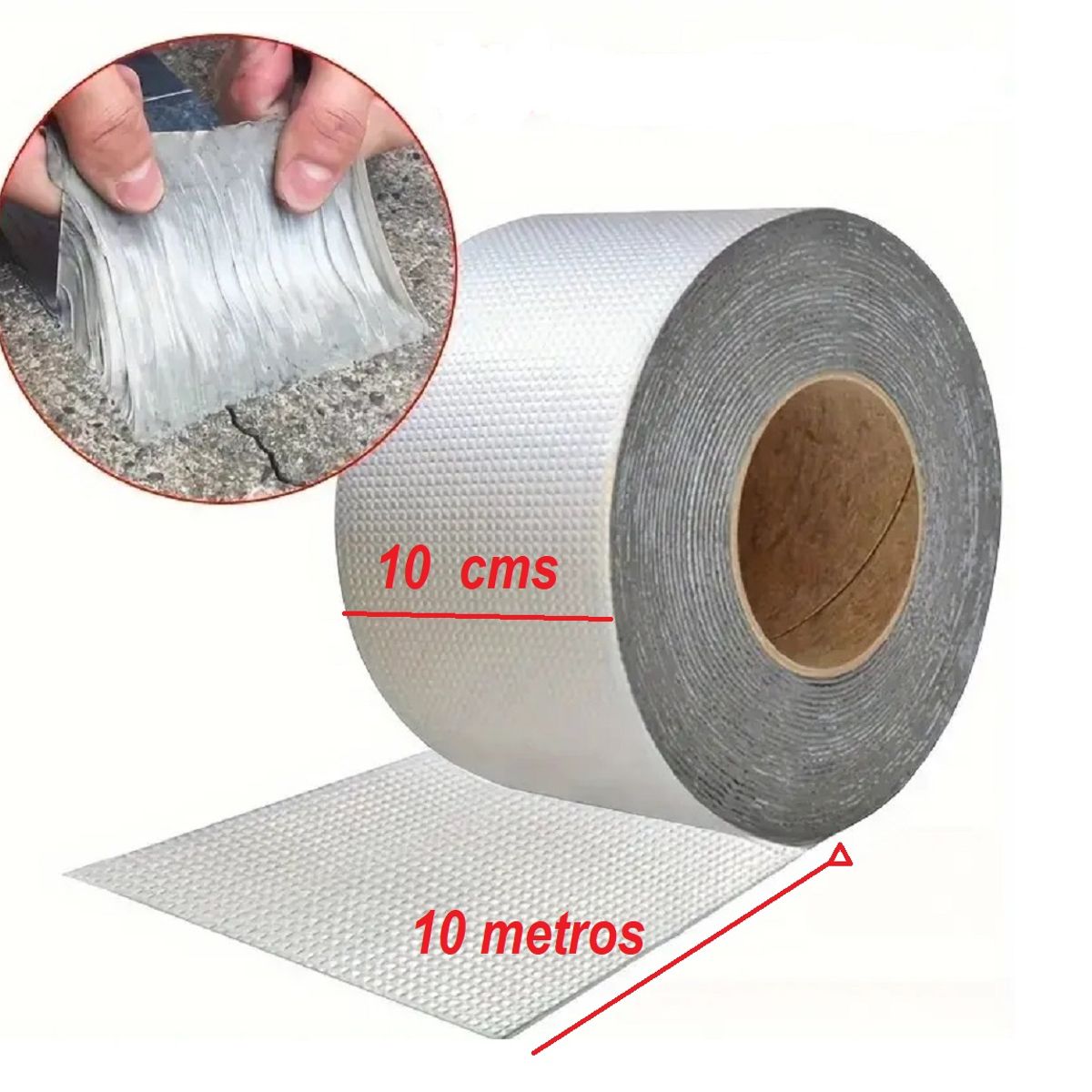 GENERICO - Cinta Impermeable Adhesiva Tapa Goteras Sellador