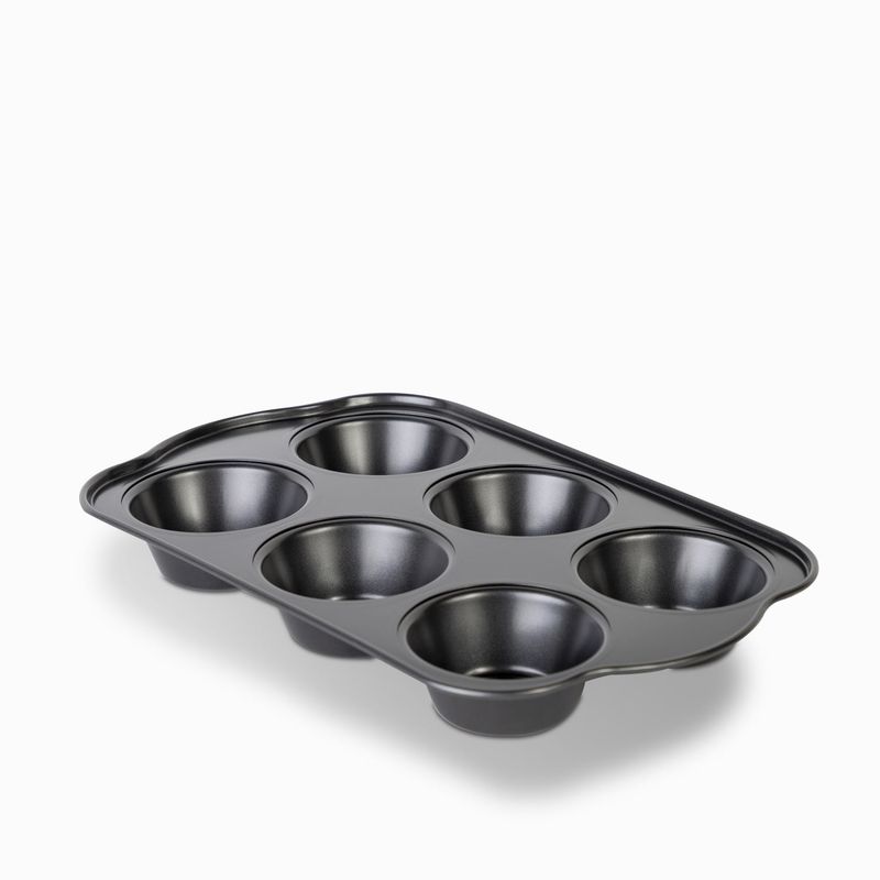 AMBIENTE GOURMET - Molde antiadherente para 6 muffins Ambiente Gourmet