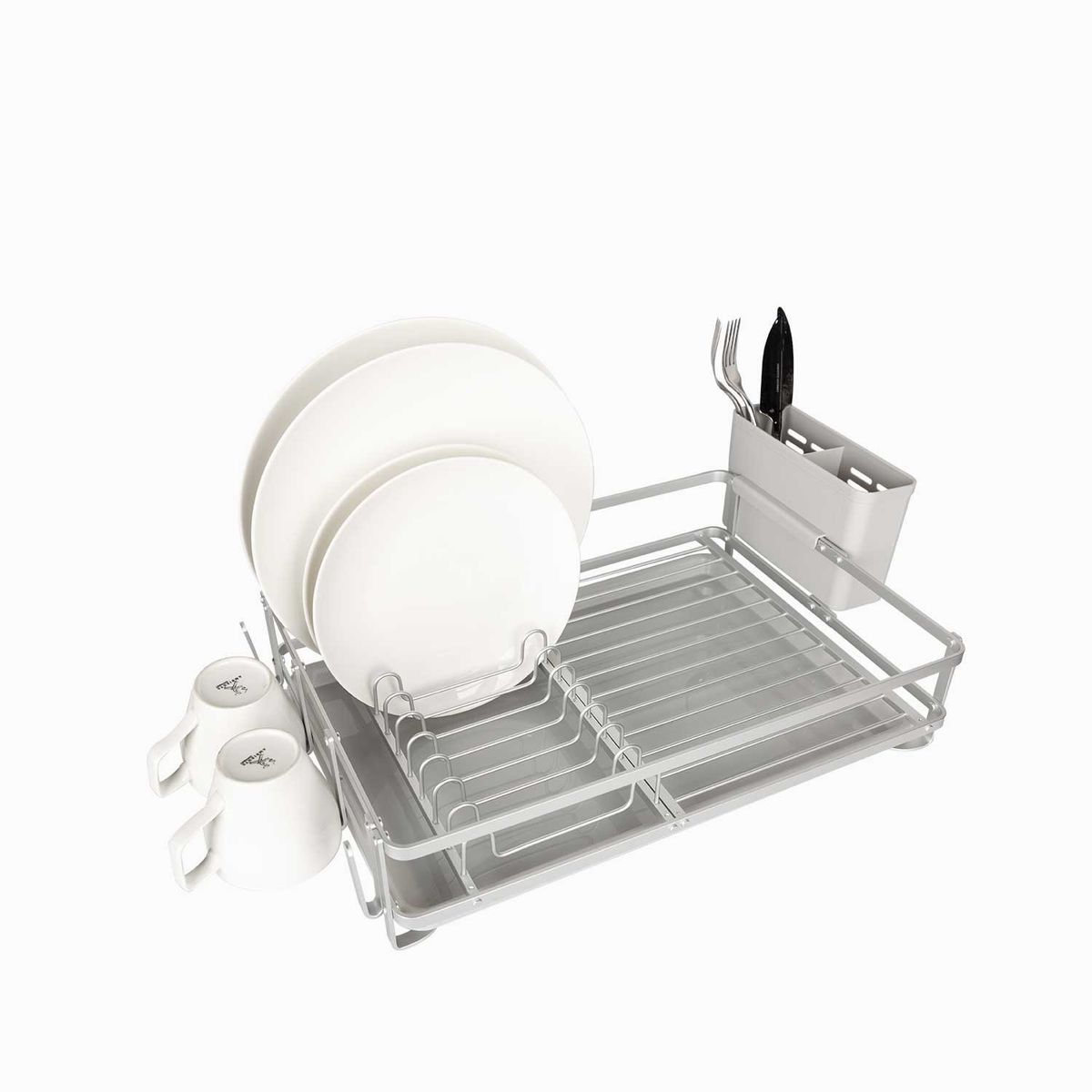 AMBIENTE GOURMET - Escurridor gris 11.5x43x30 Ambiente Gourmet