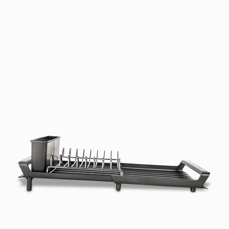 AMBIENTE GOURMET - Escurridor de platos negro 11,6x47,4/27,9x20cm Ambiente Gourmet