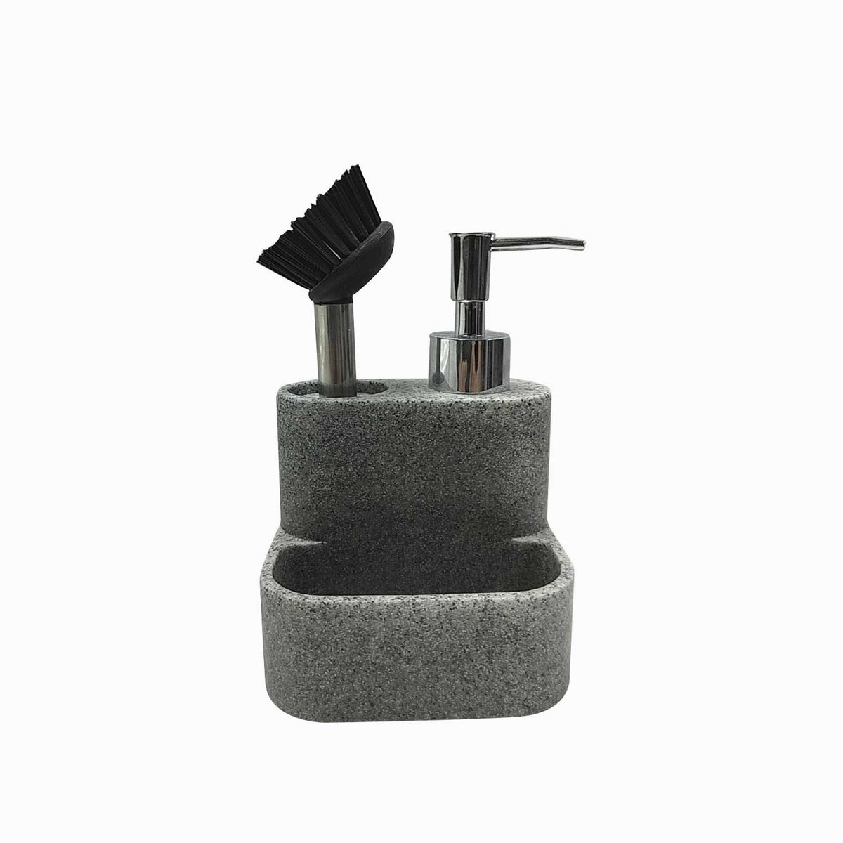 AMBIENTE GOURMET - Dispensador jabon lavaplatos con cepillo Ambiente Gourmet