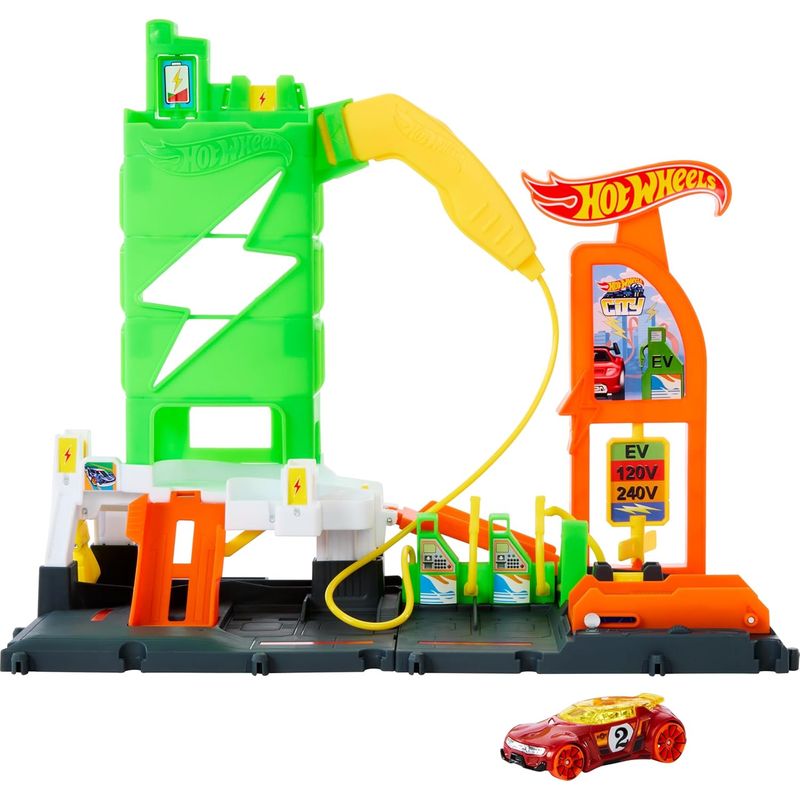 HOT WHEELS - Pista Hot Wheels City Track Set Super Estación De Gasolina
