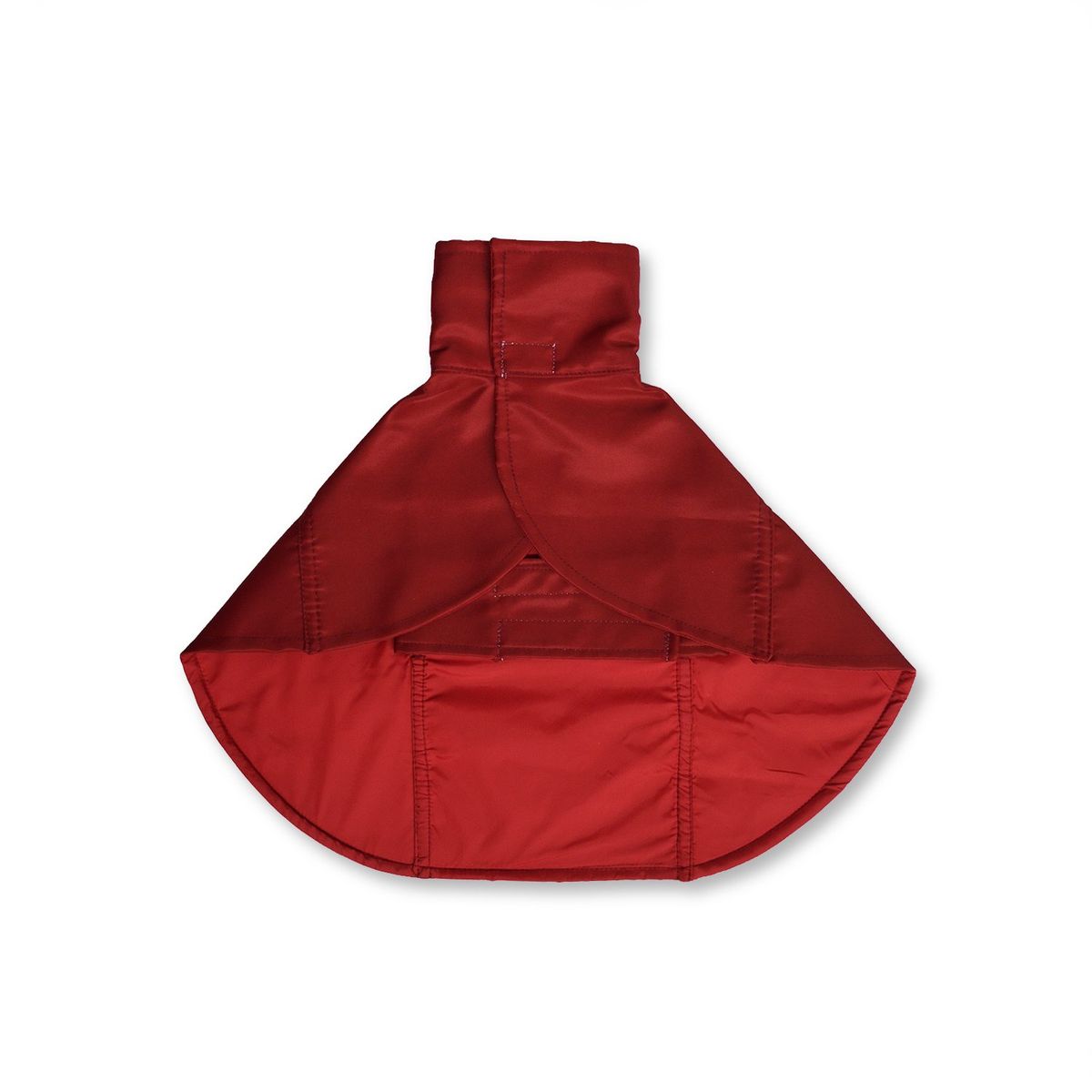 WAWAW - Capa impermeable para perro talla L vinotinto cuello alto