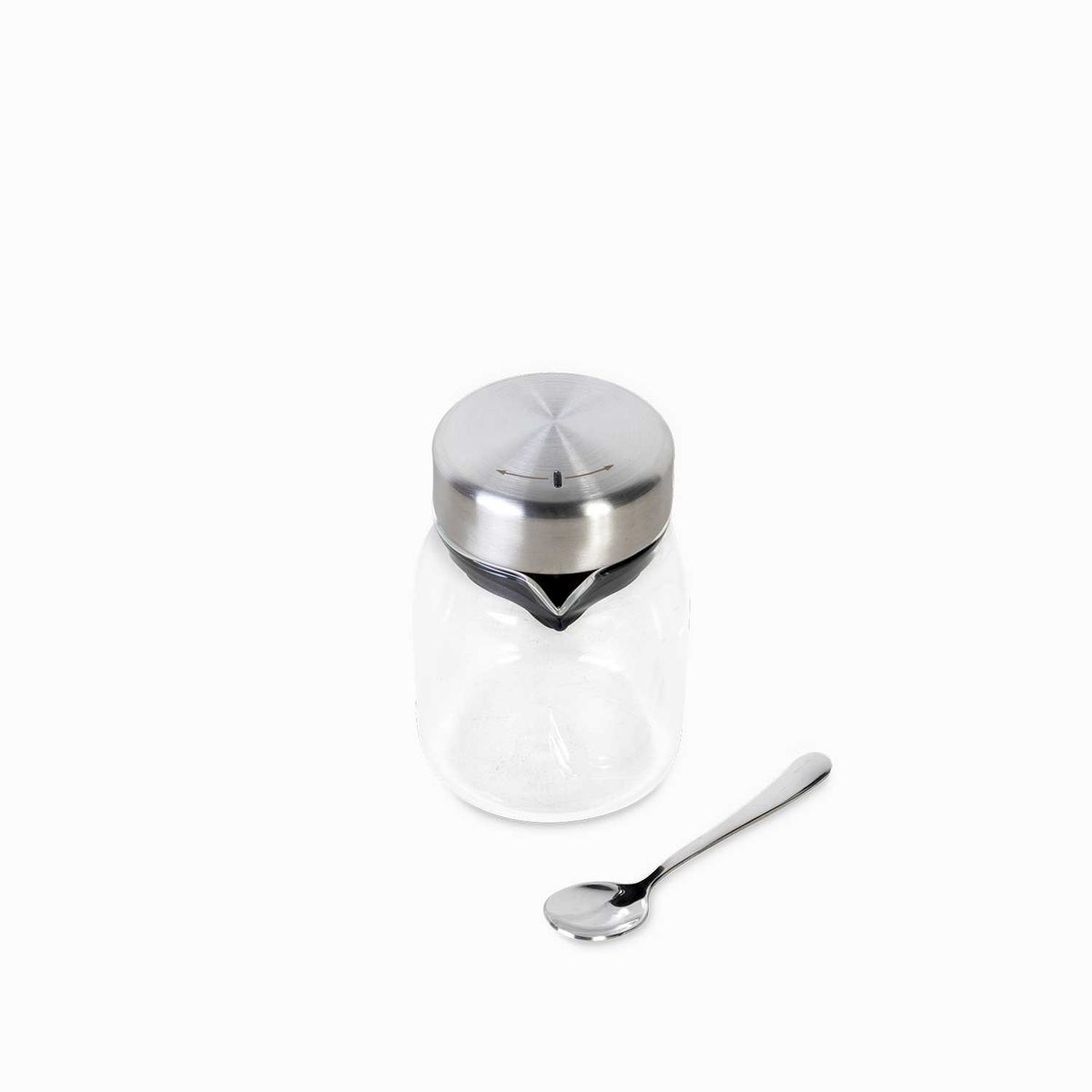 AMBIENTE GOURMET - Recipiente para almacenar con cuchara 200ml