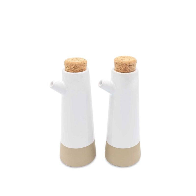 AMBIENTE GOURMET - Set vinagre y aceite ceramica Ambiente Gourmet
